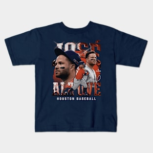 Jose Altuve Houston Vintage Kids T-Shirt